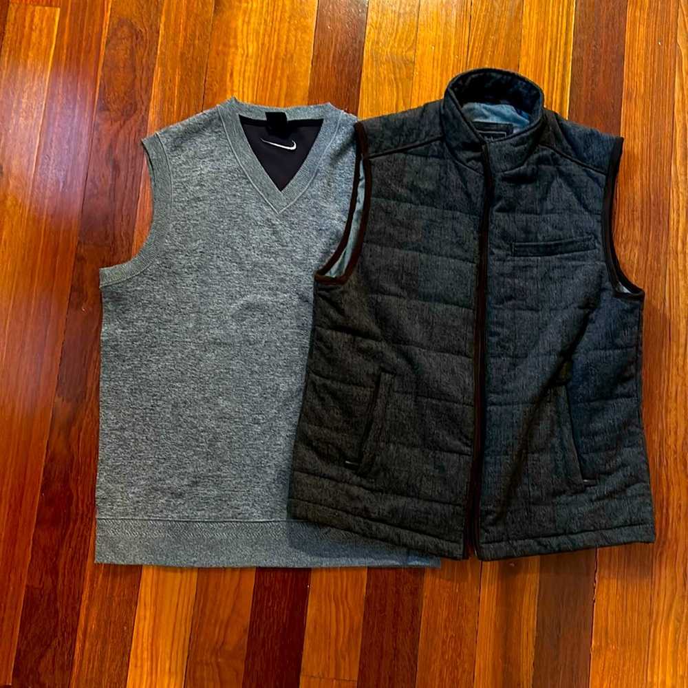 Nike Dry Fit and Jos A Bank Reserve Men’s Vests - Sz M